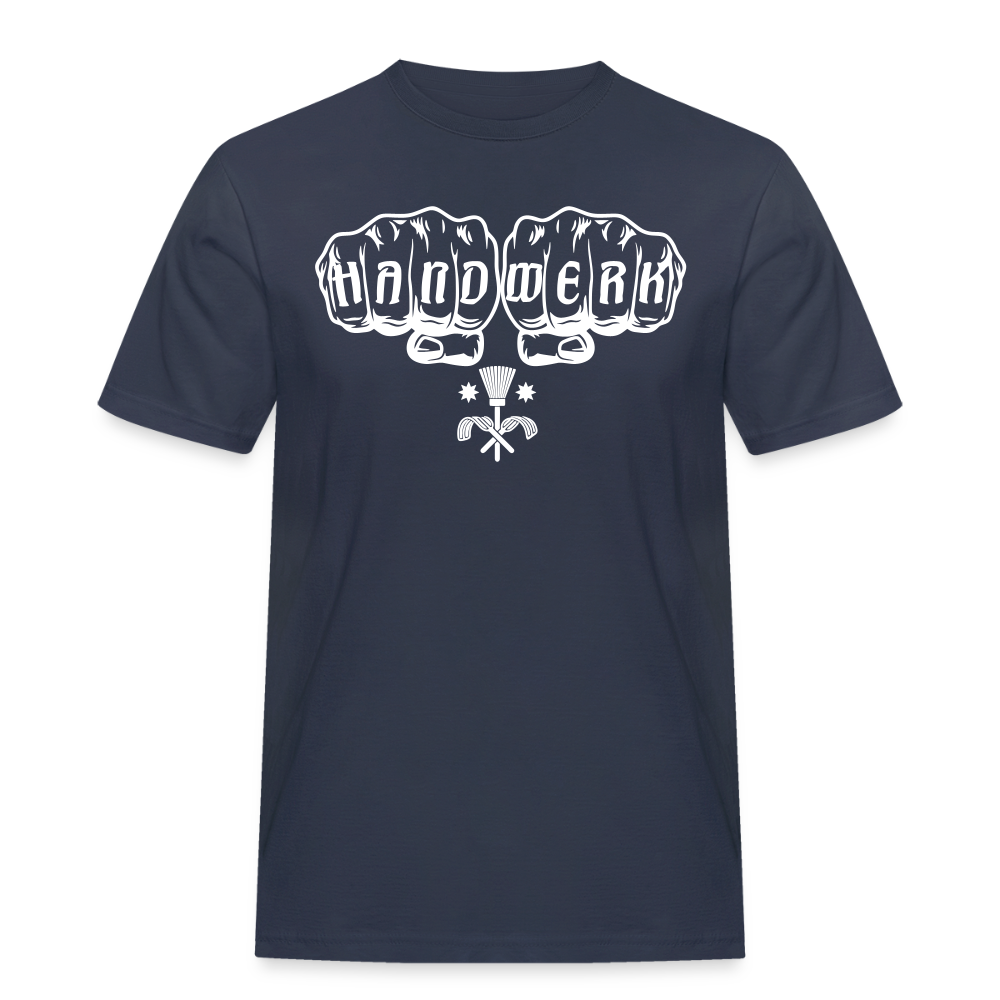 Männer Workwear T-Shirt "Schornsteinfeger" - Navy