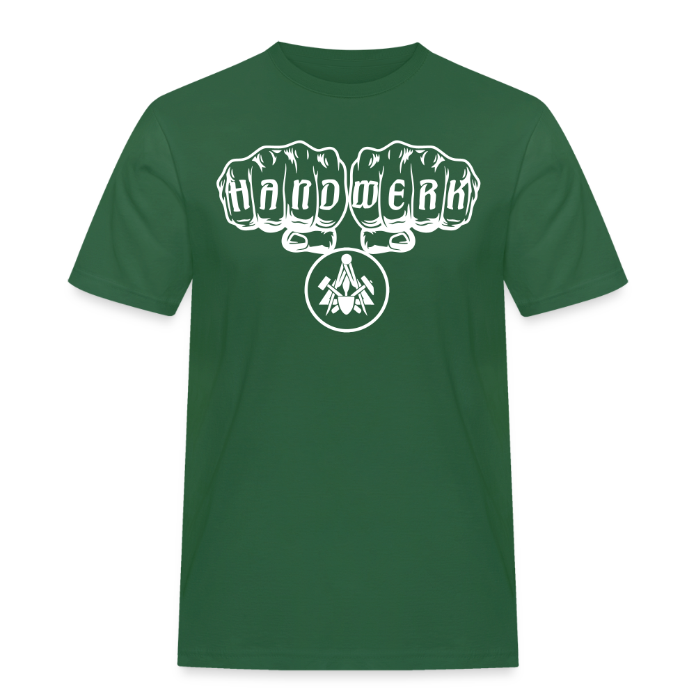 Männer Workwear T-Shirt "Maurer" Flaschengrün Männer Workwear T-Shirt