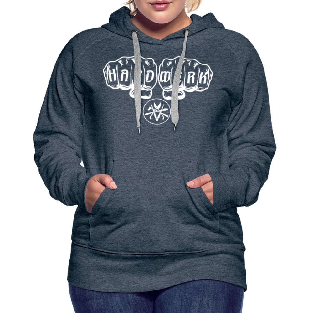 Frauen Premium Hoodie "Spengler" - Jeansblau