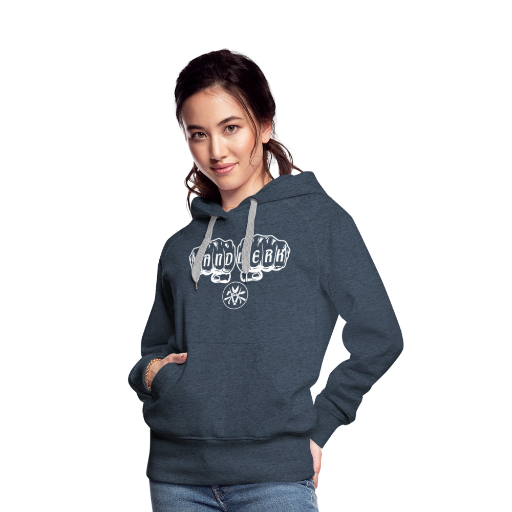 Frauen Premium Hoodie "Spengler" - Jeansblau