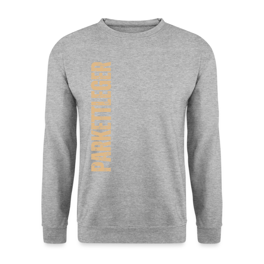 Unisex Pullover "Parkettleger" - Weißgrau meliert