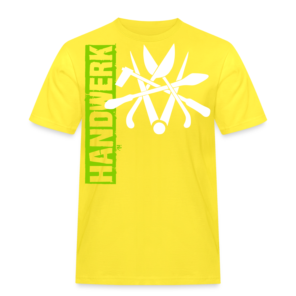 Unisex Workwear T-Shirt "Spengler" - Gelb