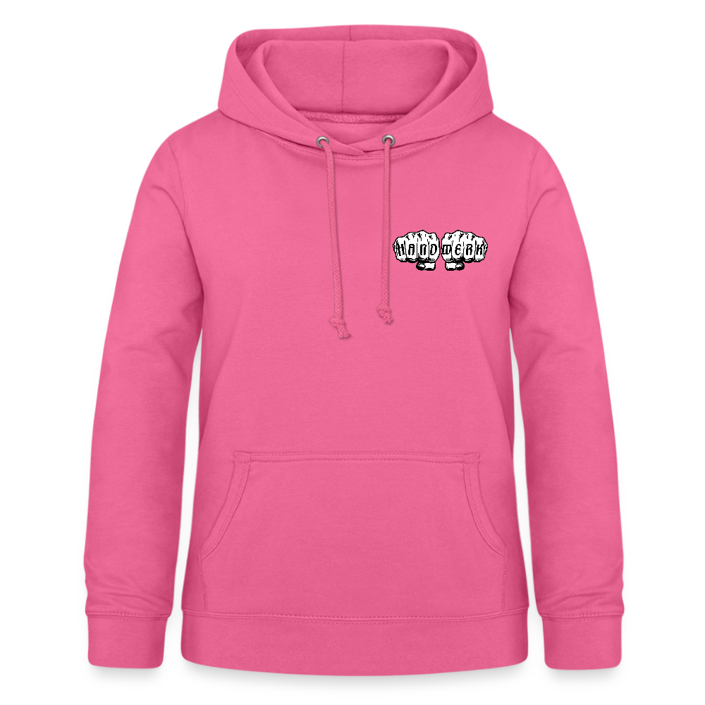Frauen Hoodie "Gebäudereinigerin" (beidseitig bedruckt) - Pink