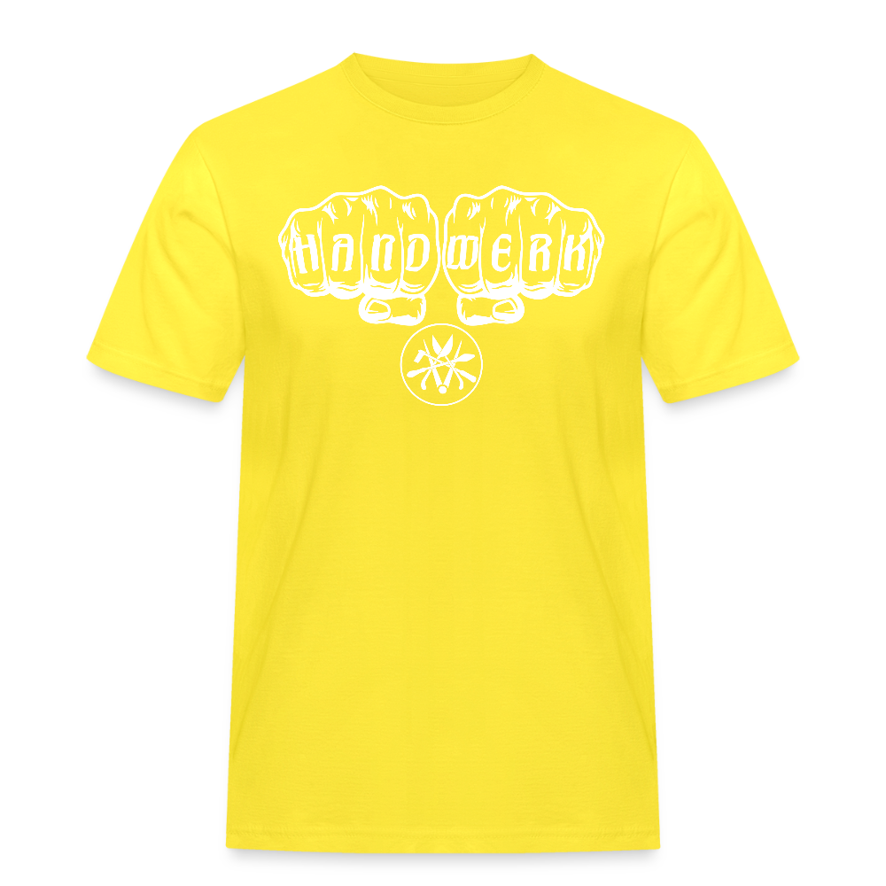 Männer Workwear T-Shirt "Spengler" - Gelb