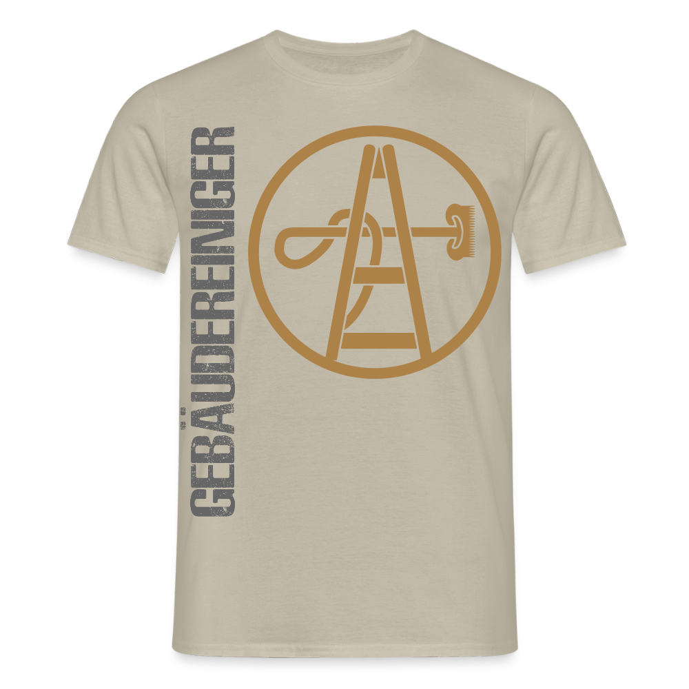 Unisex T-Shirt "Gebäudereiniger" - Sandbeige