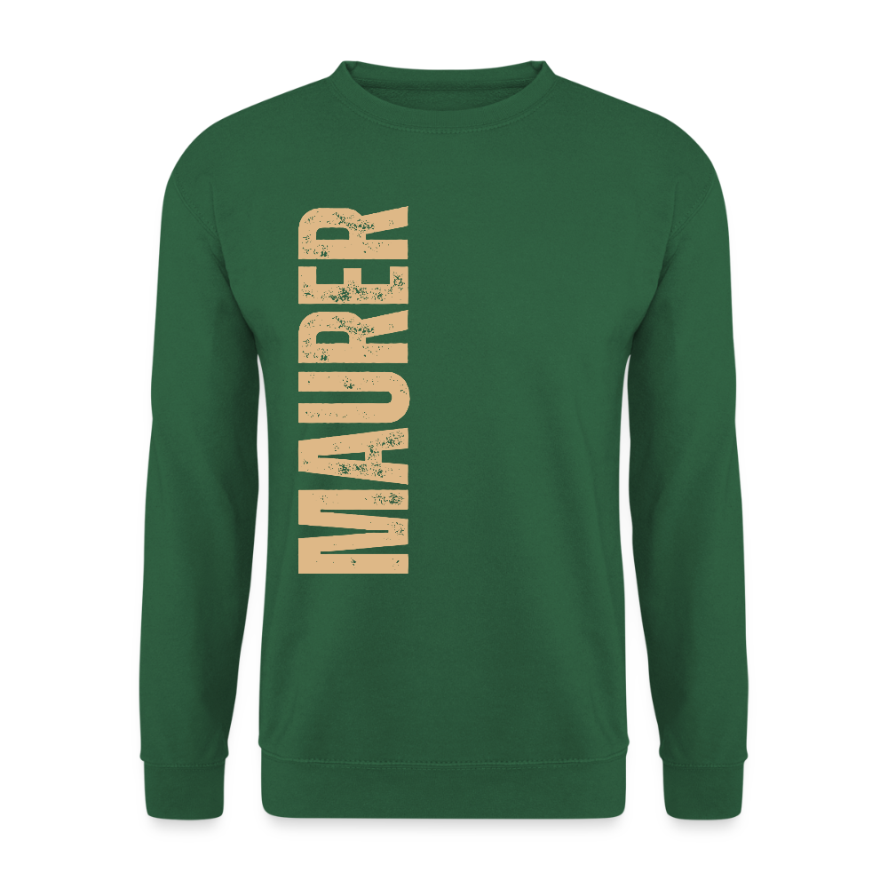 Unisex Pullover "Maurer" Grün Unisex Pullover
