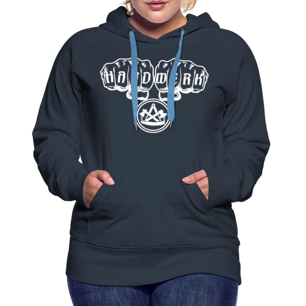 Frauen Premium Hoodie "Zimmermann" - Navy