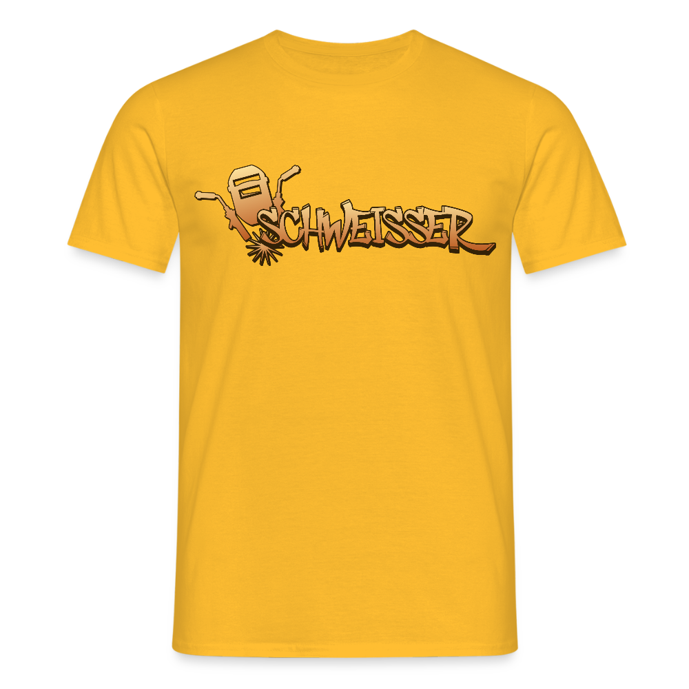 Unisex T-Shirt "Schweisser" - Gelb