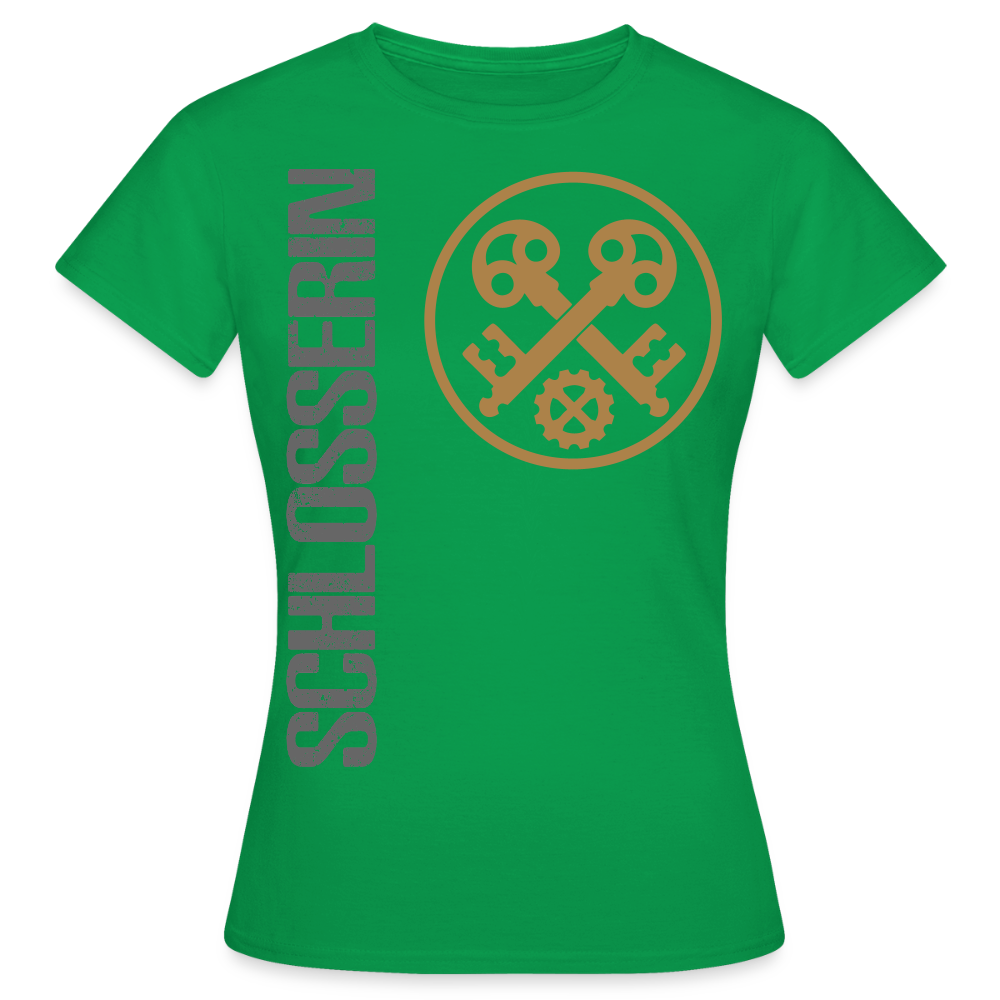 Frauen T-Shirt "Schlosserin" - Kelly Green