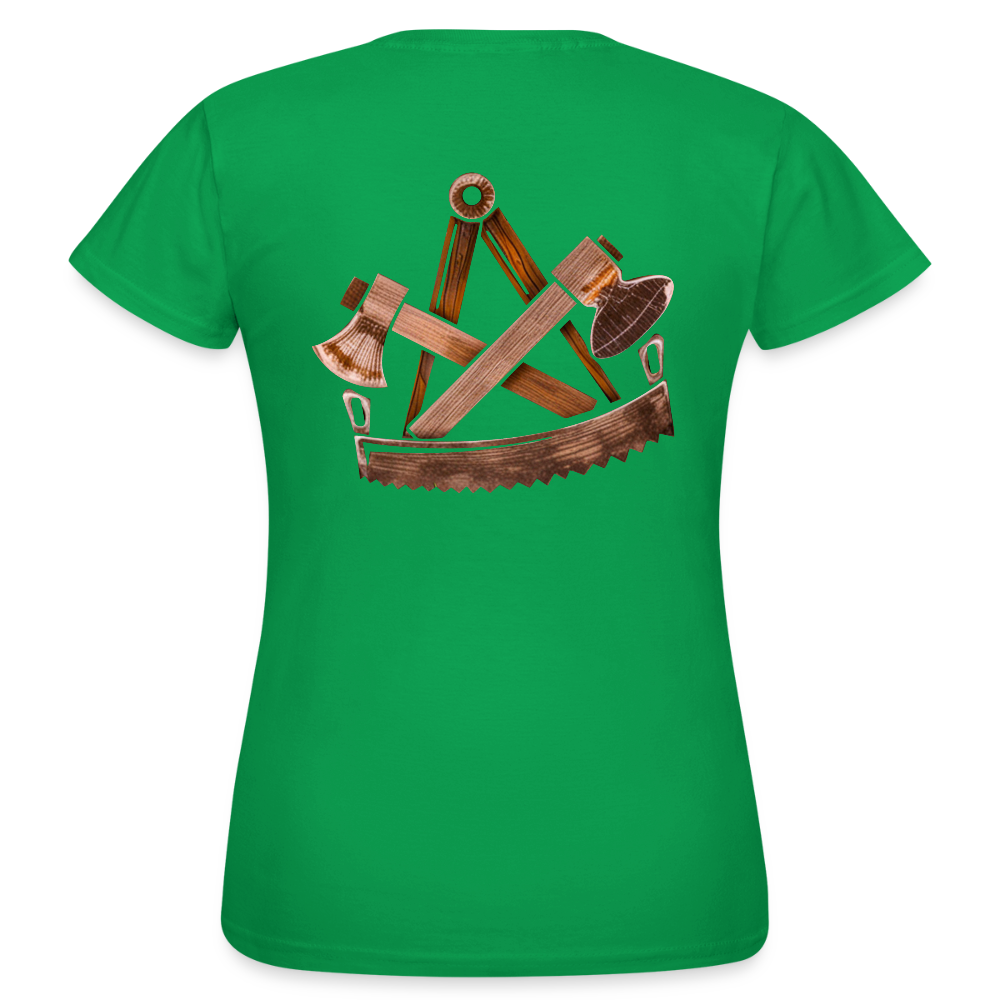 Frauen T-Shirt "Zimmermann" (beidseitig bedruckt) - Kelly Green