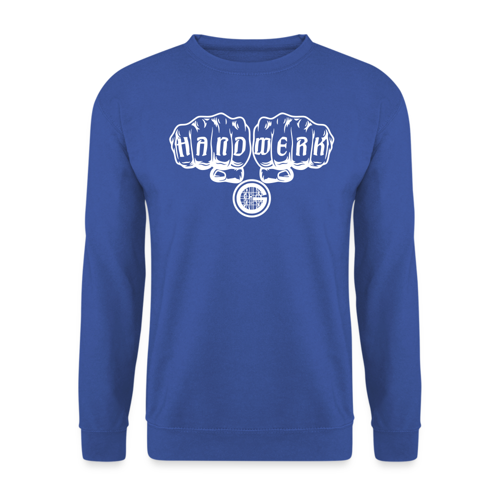 Unisex Pullover "Gerüstbauer" - Royalblau