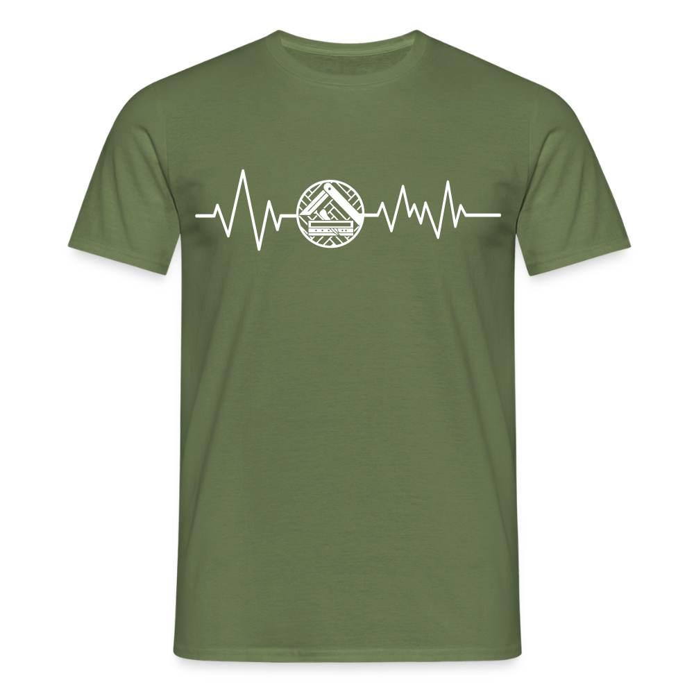 Unisex T-Shirt "Parkettleger" - Militärgrün