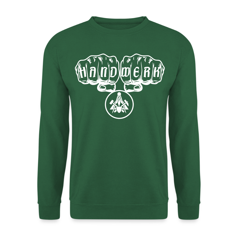 Unisex Pullover "Maurer" Grün Unisex Pullover