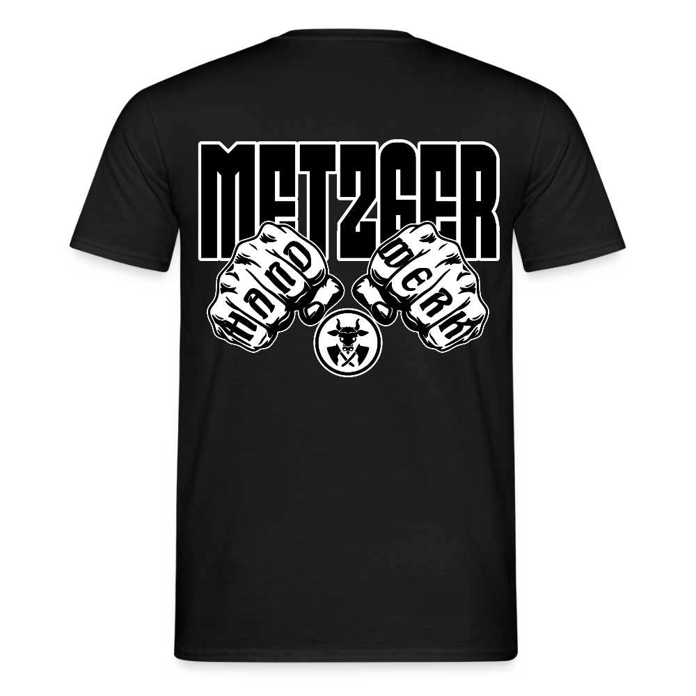 Unisex T-Shirt "Metzger" - Schwarz