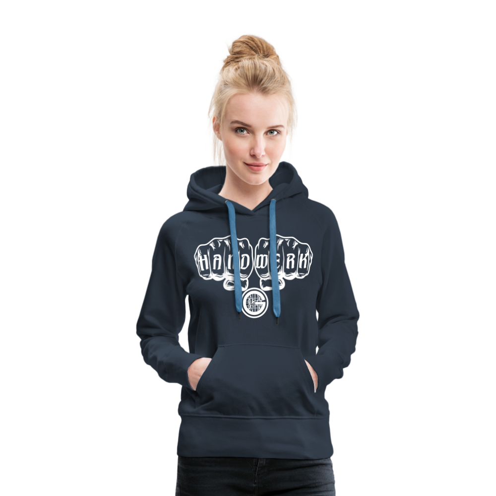 Frauen Premium Hoodie "Gerüstbauer" - Navy