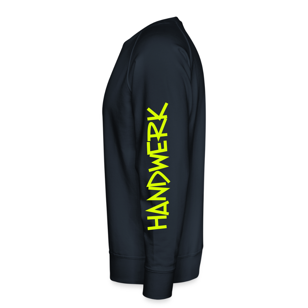 Unisex Premium Pullover "Klimatechniker" neongelb Männer Premium Pullover