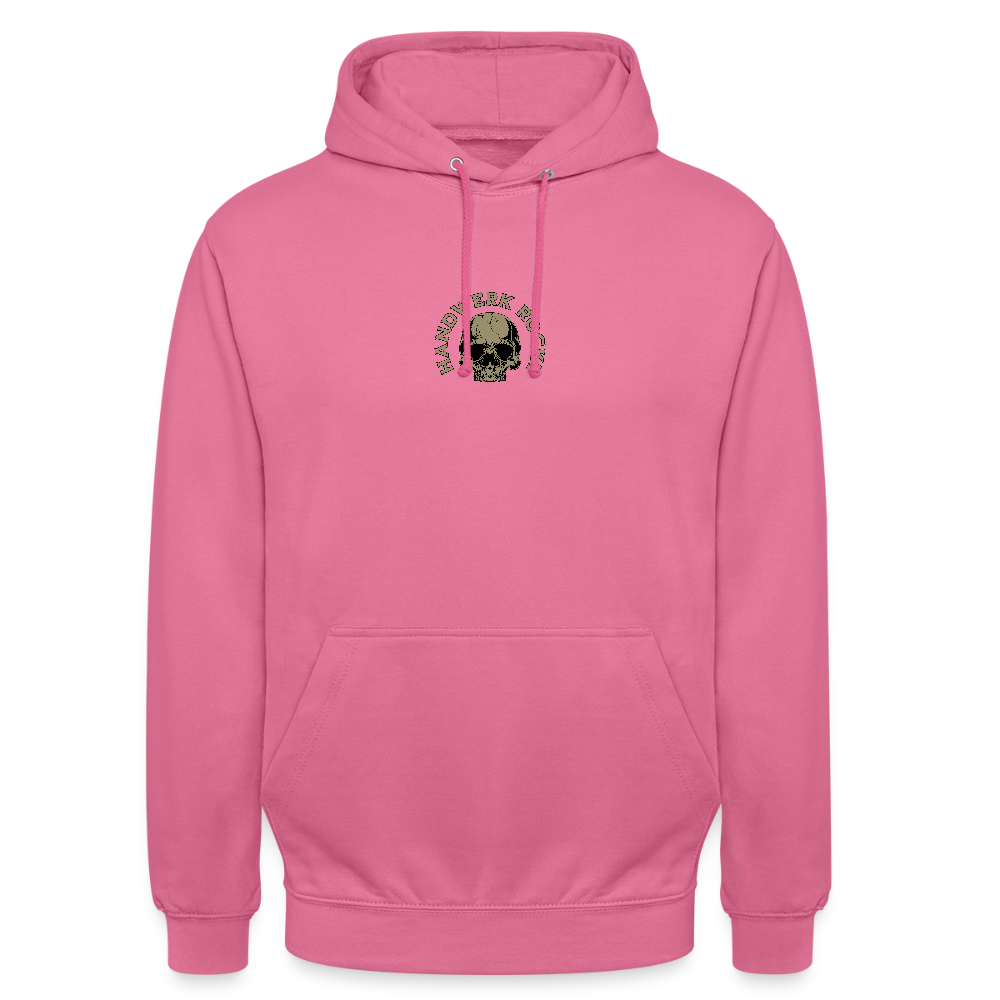 Unisex Hoodie "Handwerk-Rockt" (beidseitig bedruckt) - Pink