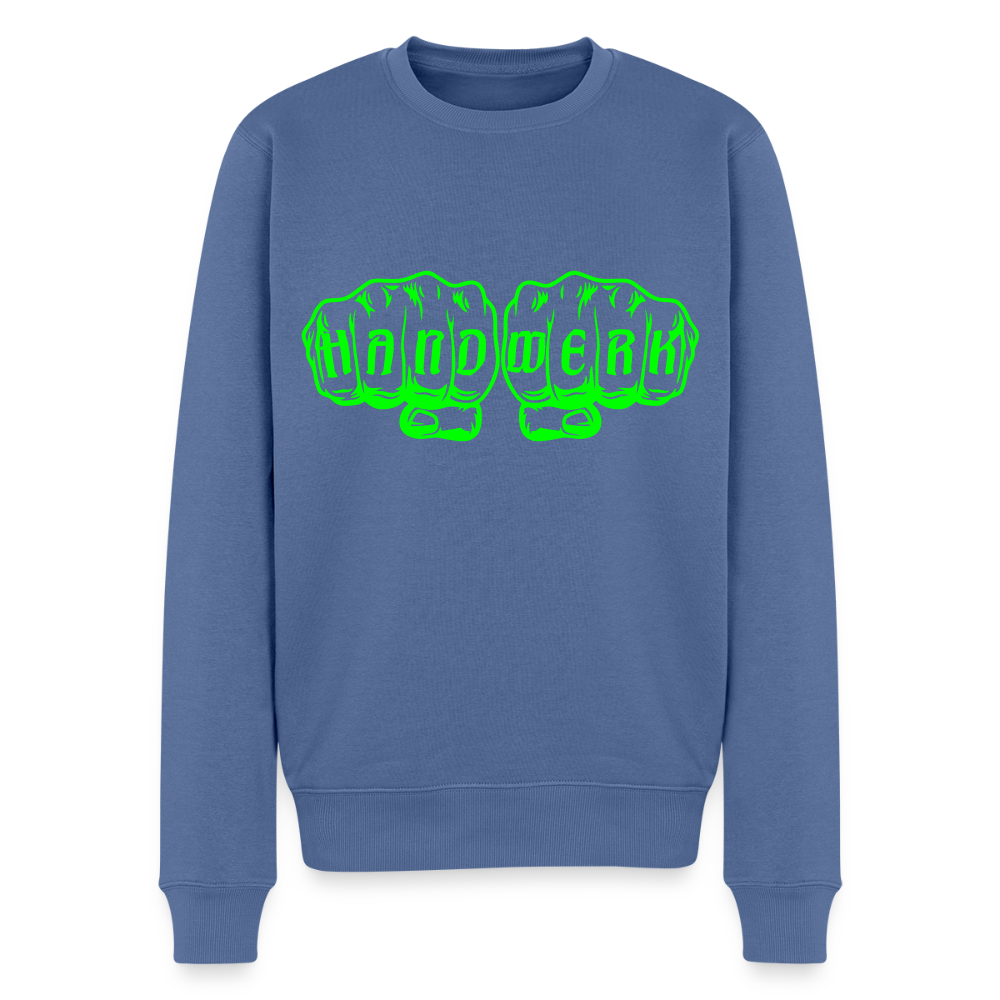 Unisex Premium Pullover "Klimatechniker" neongrün Männer Premium Pullover