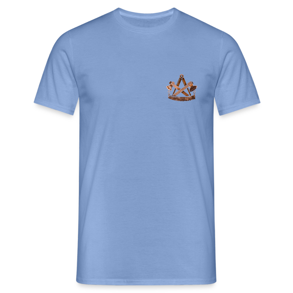 Unisex T-Shirt "Zimmermann" (beidseitig bedruckt) - carolina blue