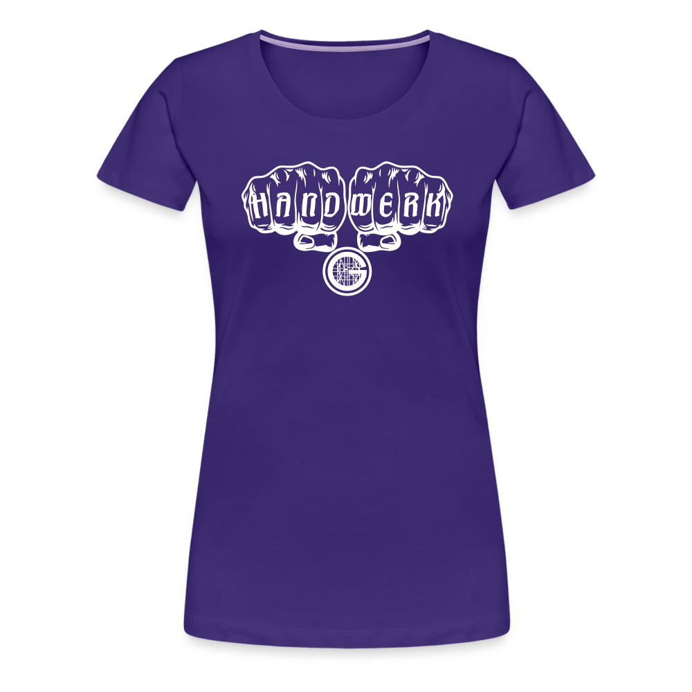 Frauen Premium T-Shirt "Gerüstbauer" - Lila