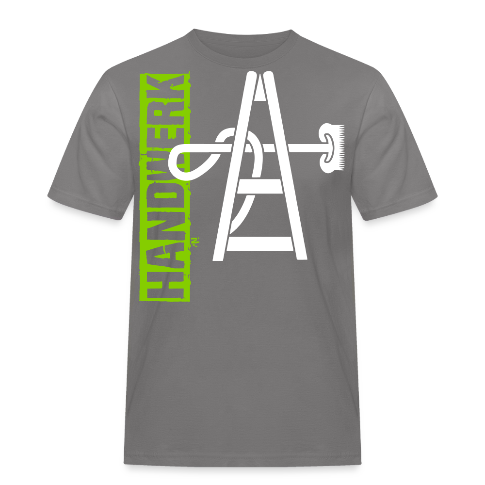 Unisex Workwear T-Shirt "Gebäudereiniger" - Grau