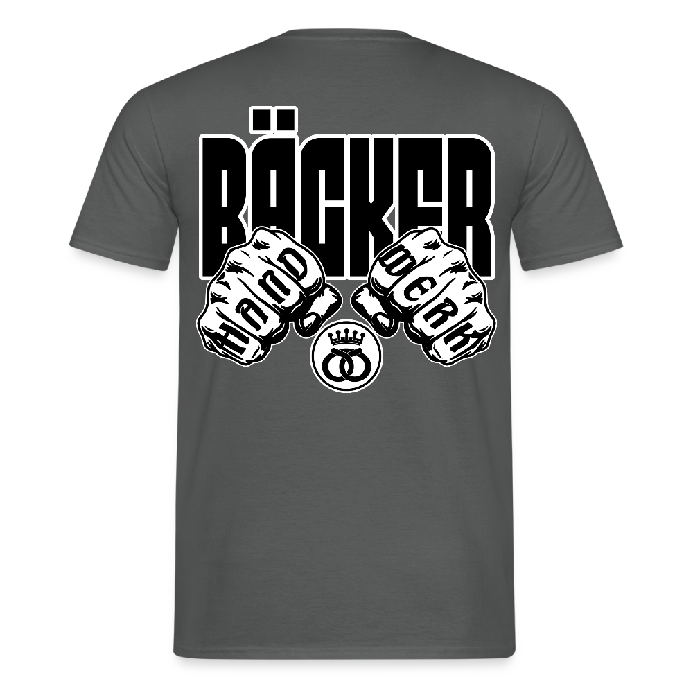 Unisex T-Shirt "Bäcker" - Anthrazit