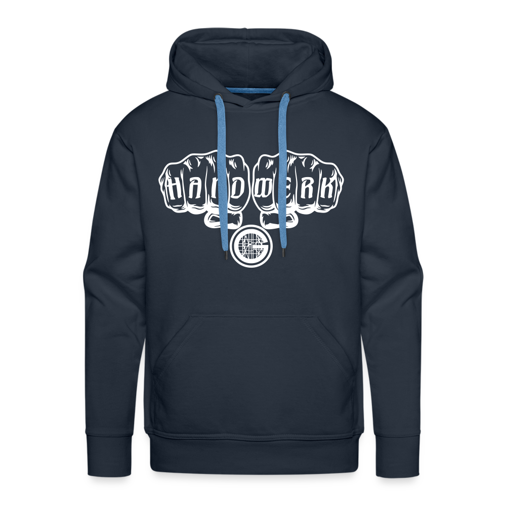 Männer Premium Hoodie "Gerüstbauer" - Navy