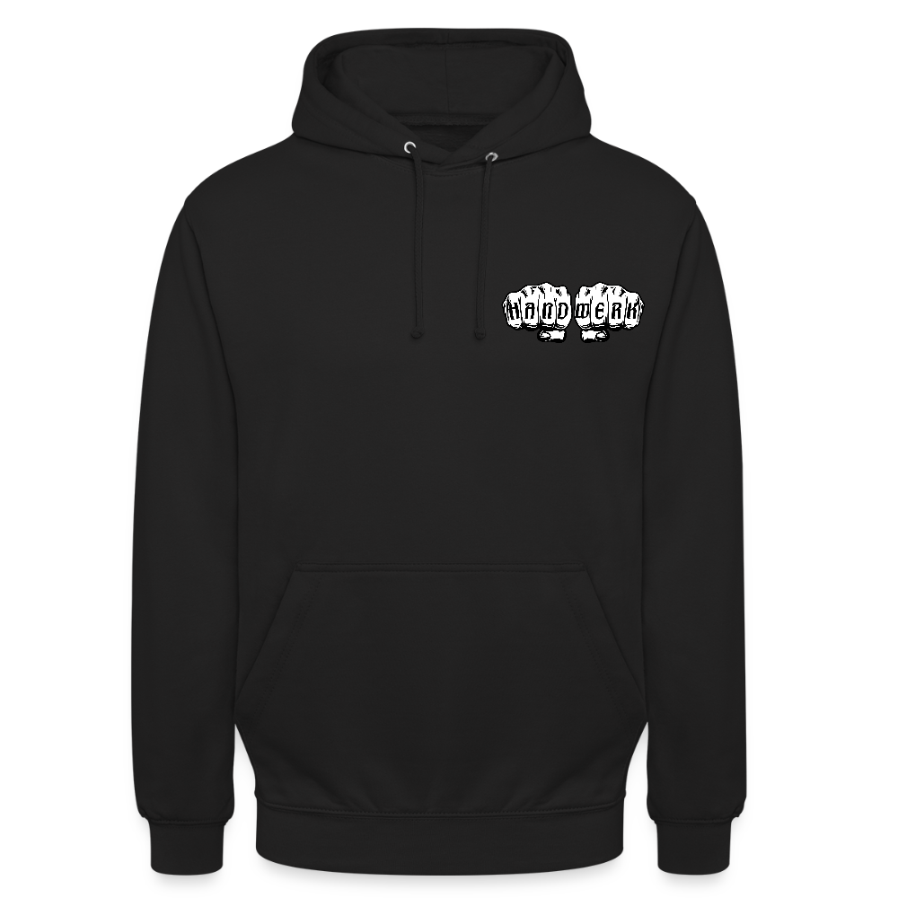 Unisex Hoodie "Drechsler" (beidseitig bedruckt) - Schwarz