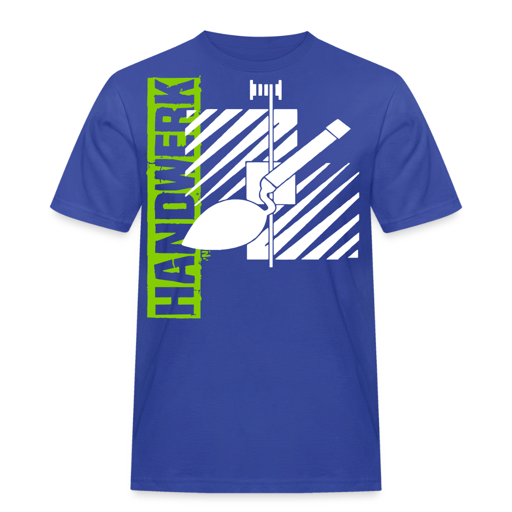 Unisex Workwear T-Shirt "Fliesenleger" - Royalblau