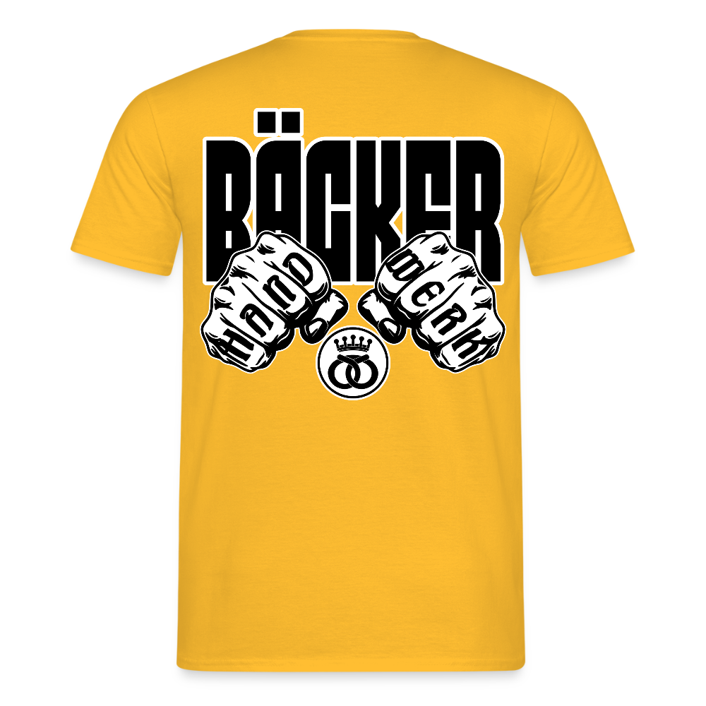 Unisex T-Shirt "Bäcker" - Gelb