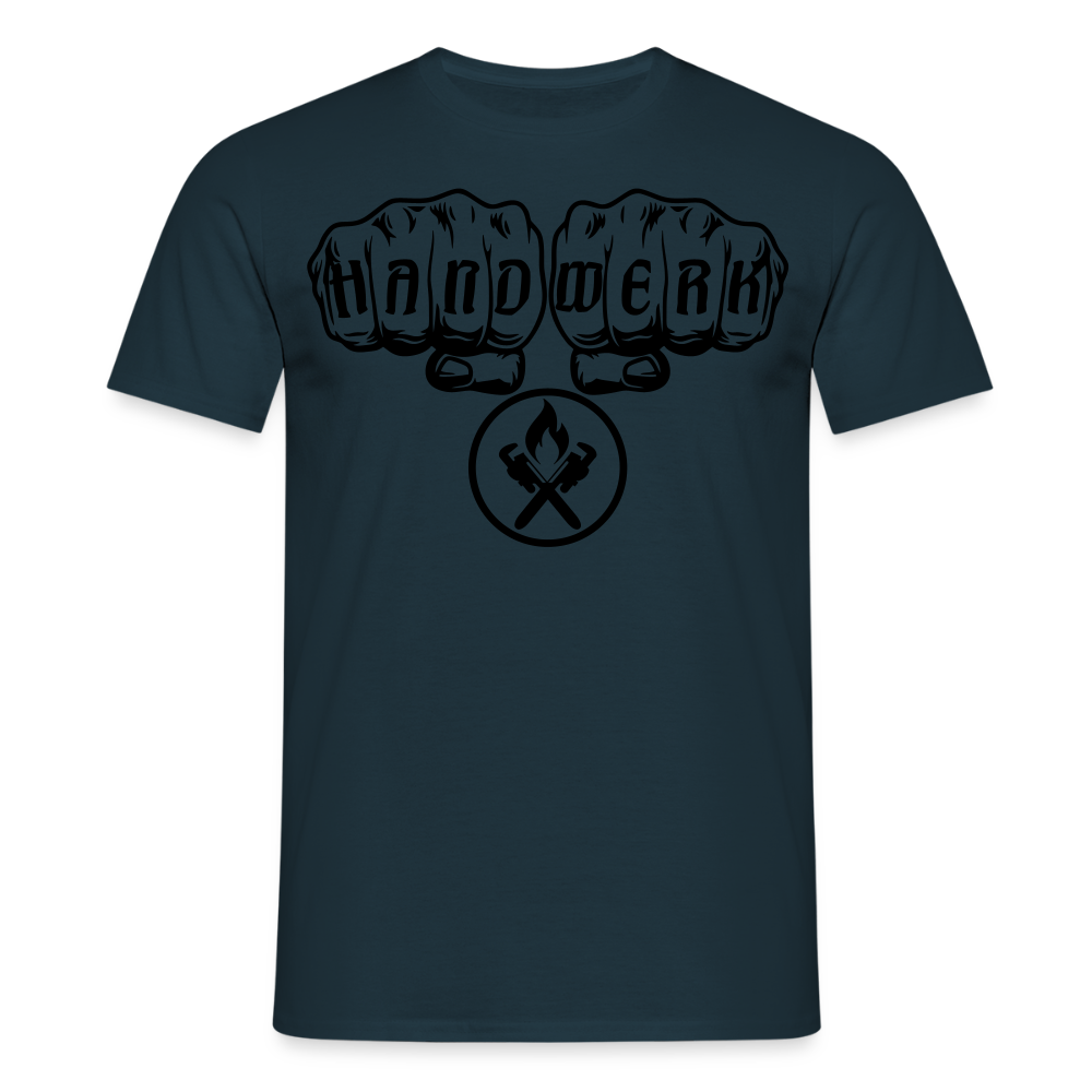 Unisex T-Shirt "Heizungsbauer" - Navy