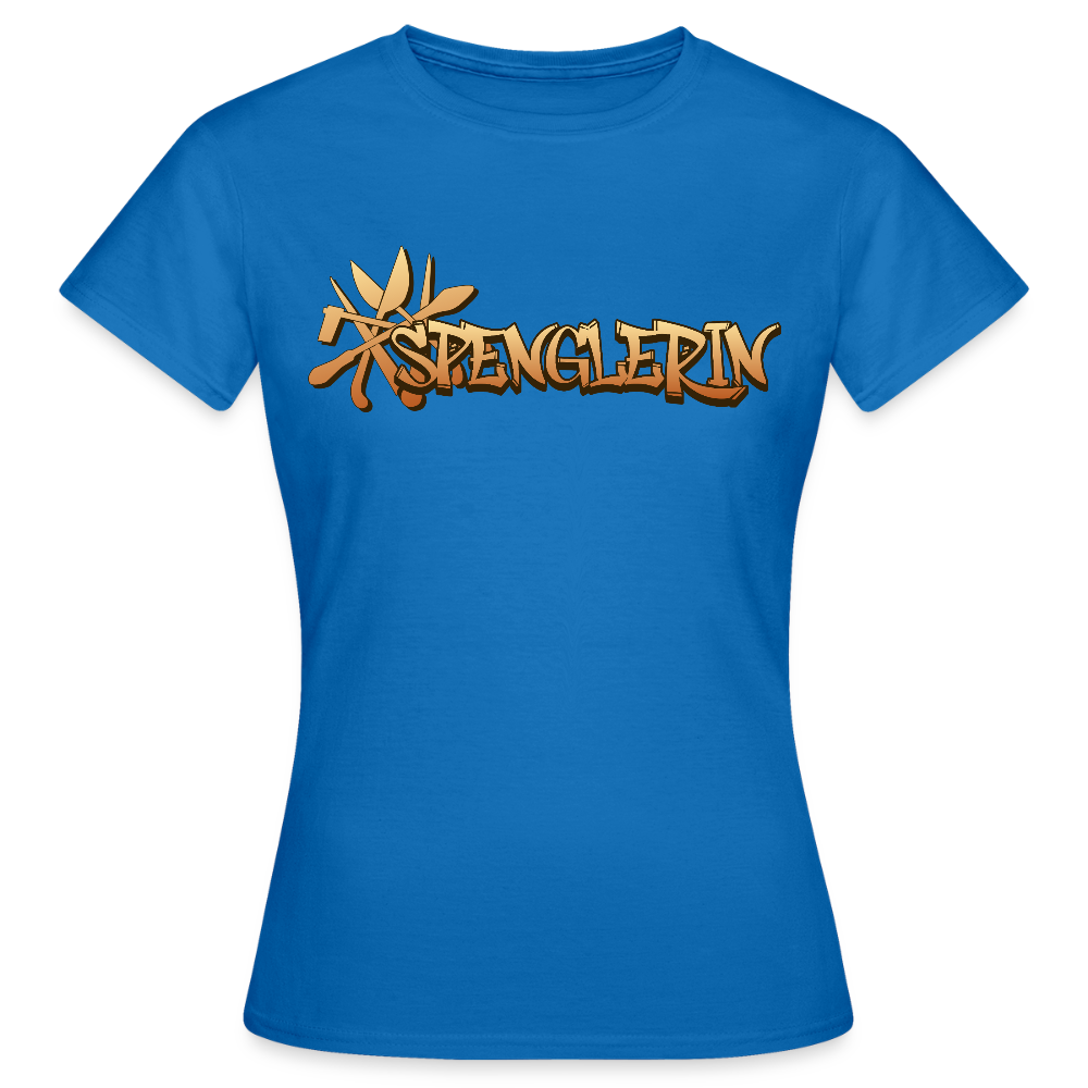 Frauen T-Shirt "Spenglerin" - Royalblau