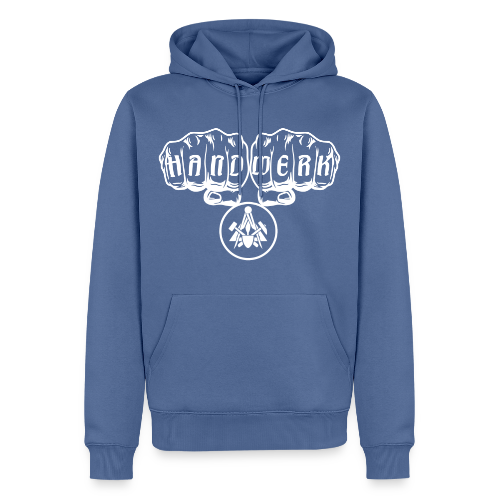 Männer Premium Hoodie "Maurer" - Taubenblau
