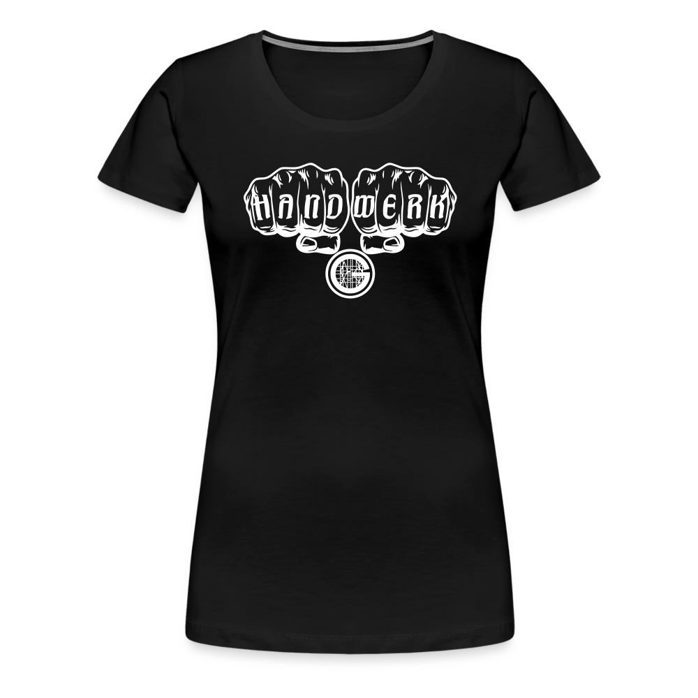 Frauen Premium T-Shirt "Gerüstbauer" - Schwarz