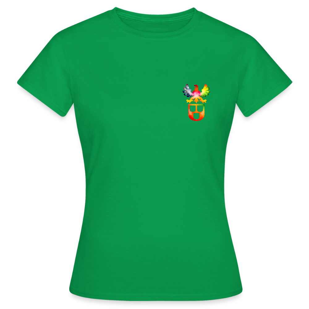 Frauen T-Shirt "Maler" (beidseitig bedruckt) - Kelly Green