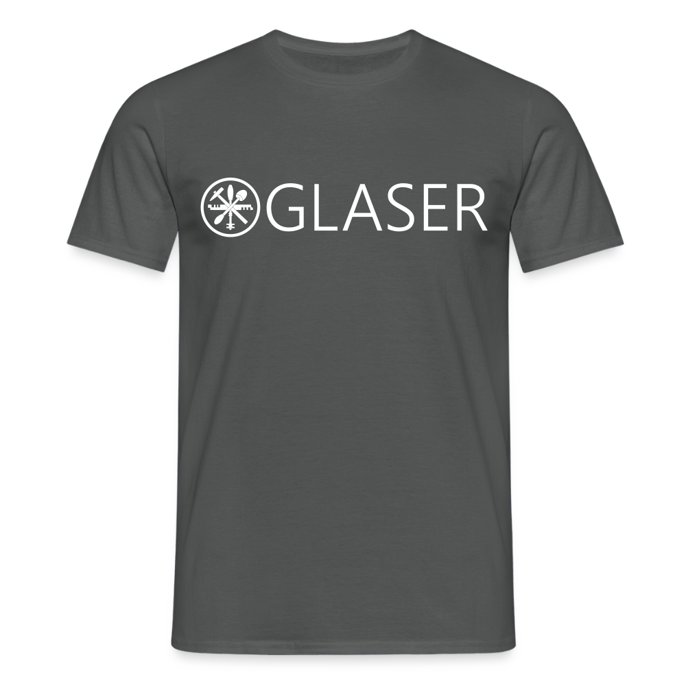 Unisex T-Shirt "Glaser" Anthrazit Männer T-Shirt