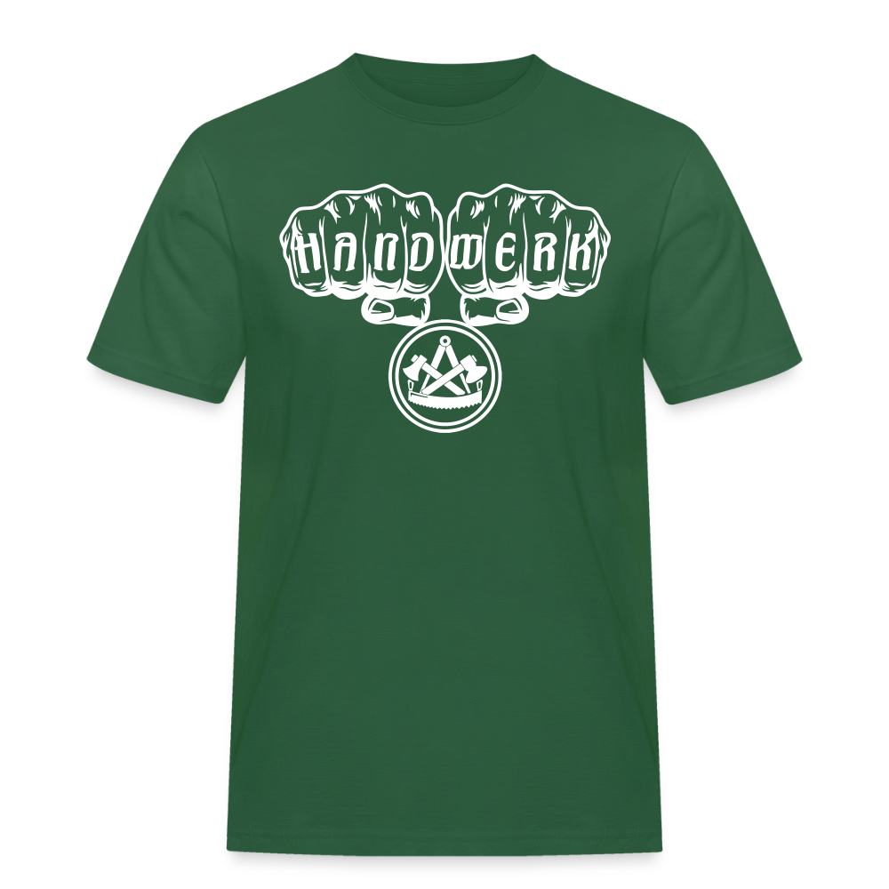 Männer Workwear T-Shirt "Zimmermann" - Flaschengrün