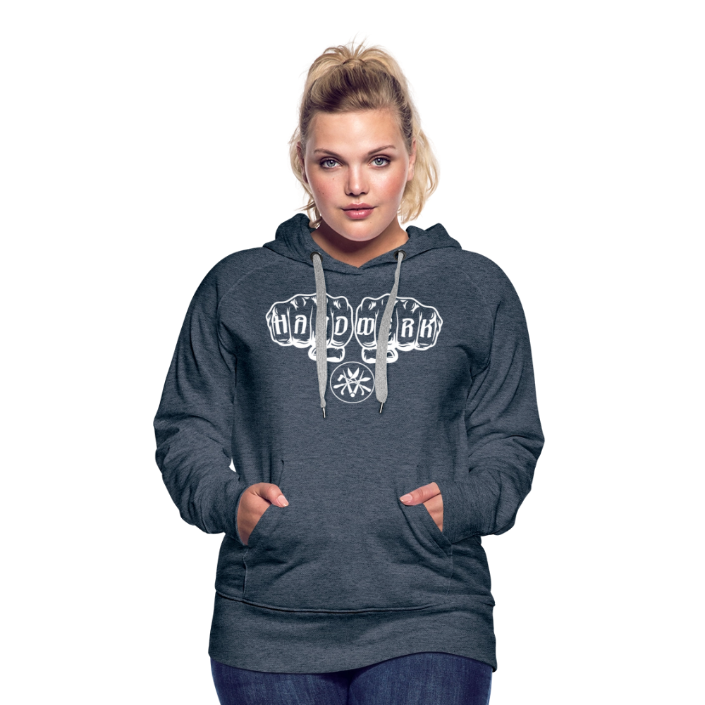 Frauen Premium Hoodie "Spengler" - Jeansblau