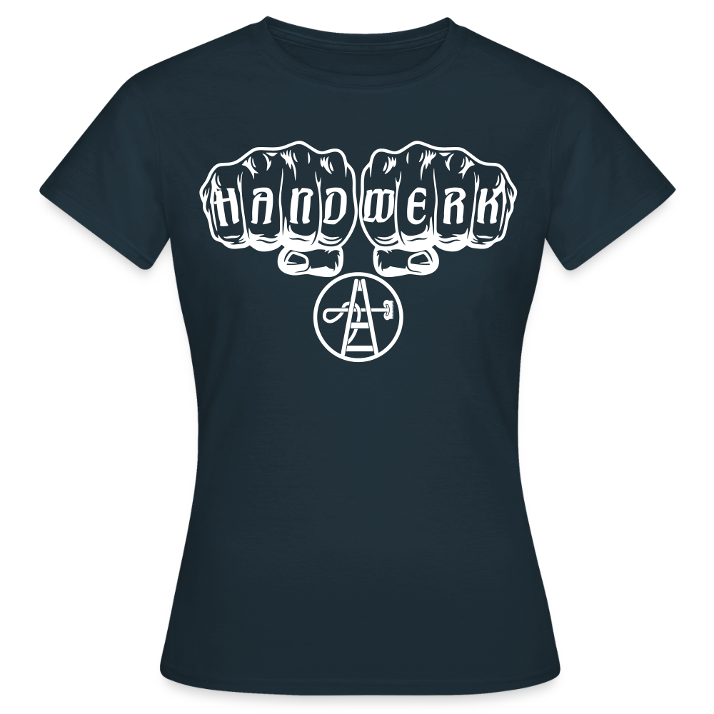 Frauen T-Shirt "Gebäudereiniger" - Navy