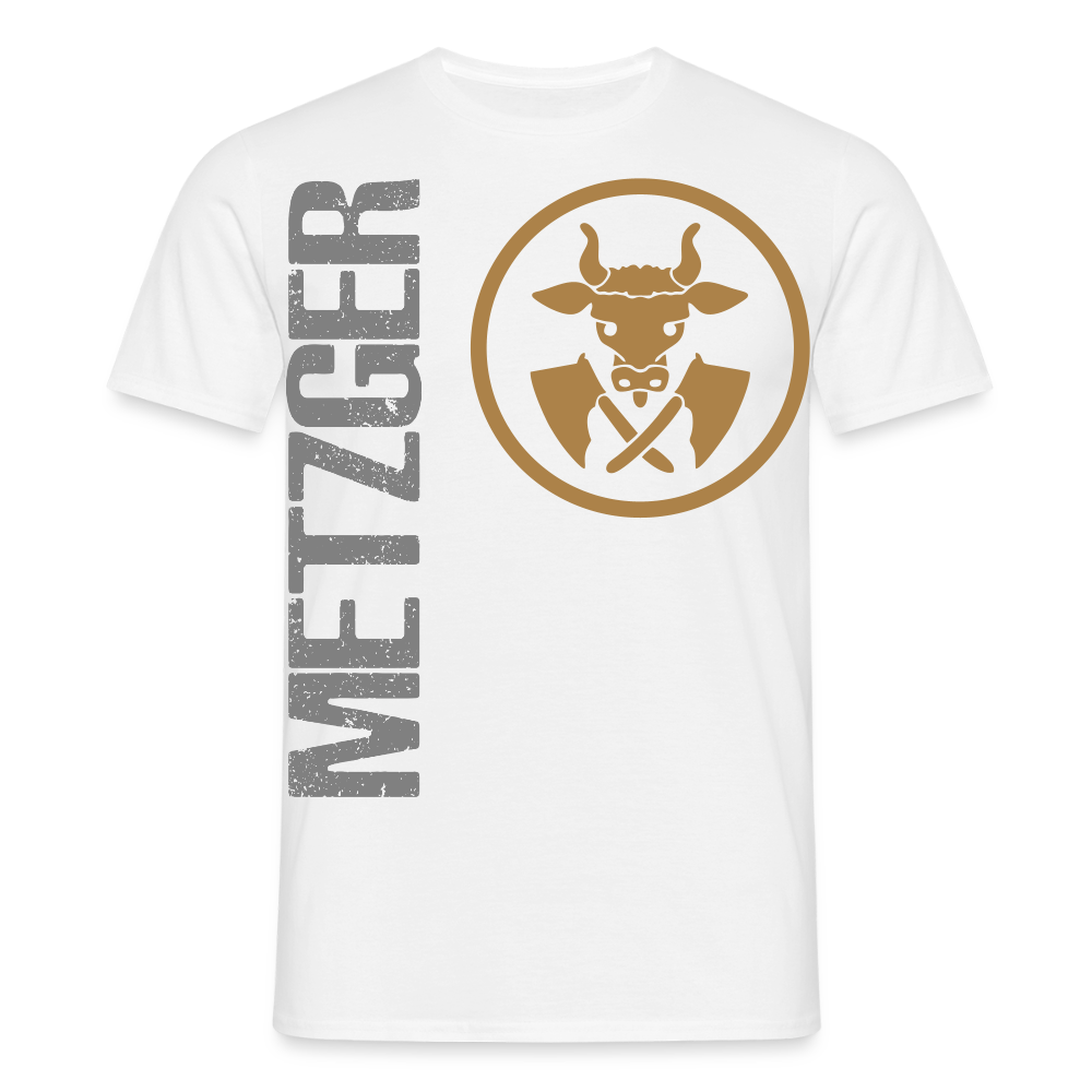 Unisex T-Shirt "Metzger" - Weiß