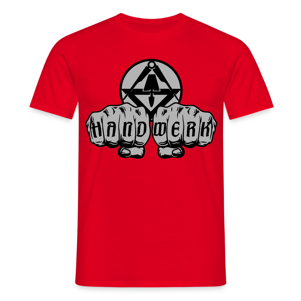 Unisex T-Shirt "Stuckateur" - Rot