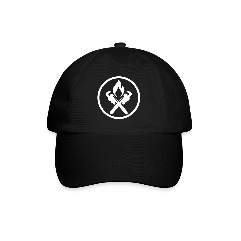 Baseballkappe "Heizungsbauer" - Schwarz/Schwarz