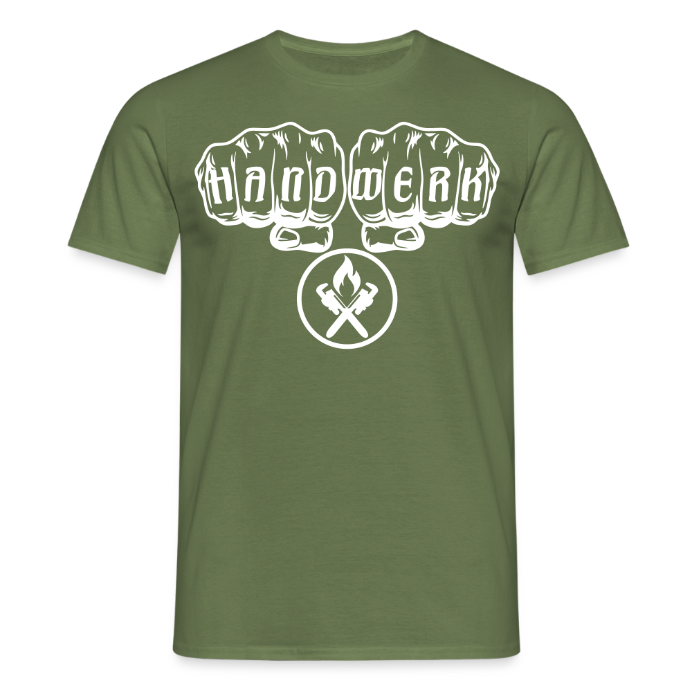 Unisex T-Shirt "Heizungsbauer" - Militärgrün