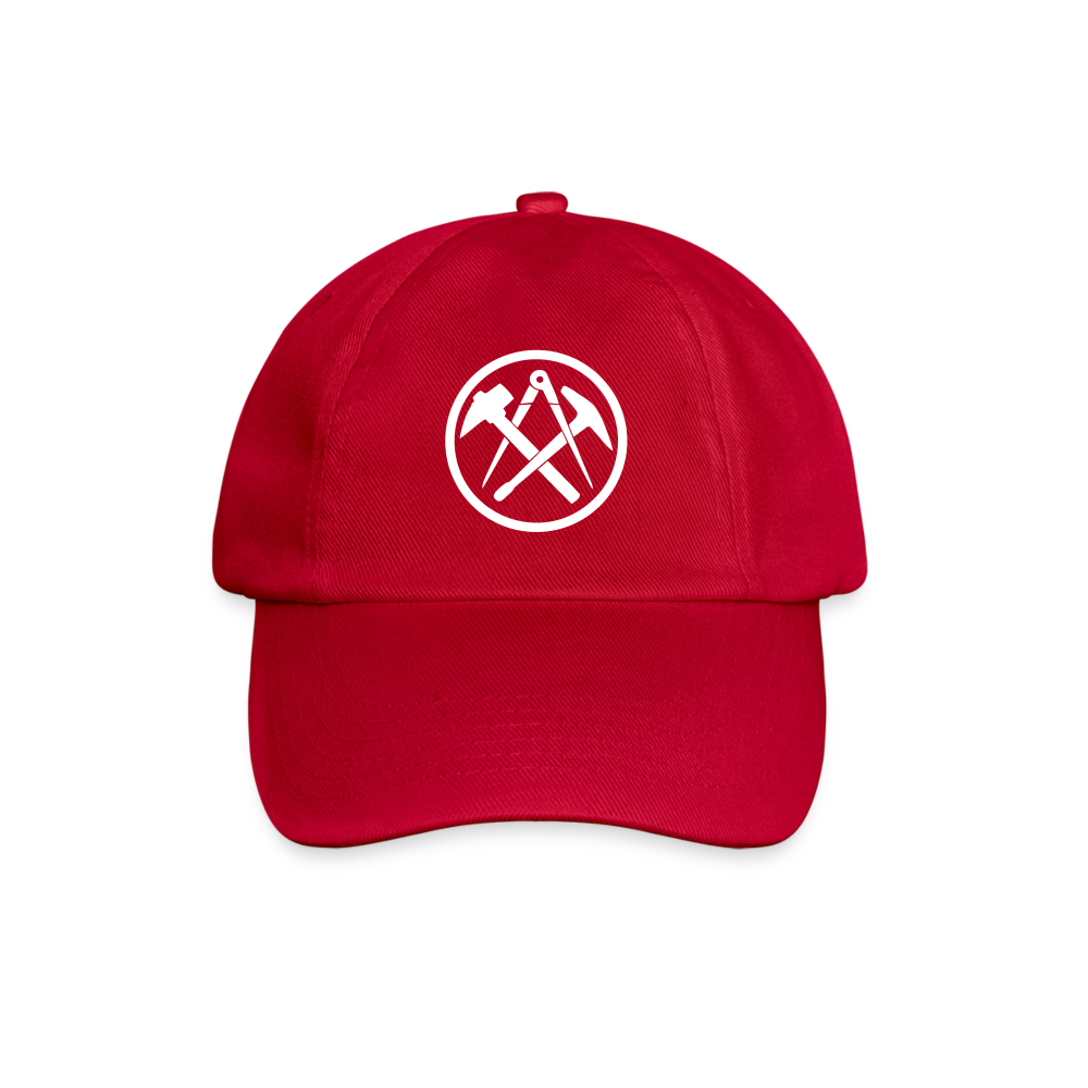 Baseballkappe "Dachdecker" klassisch Rot One size Baseballkappe