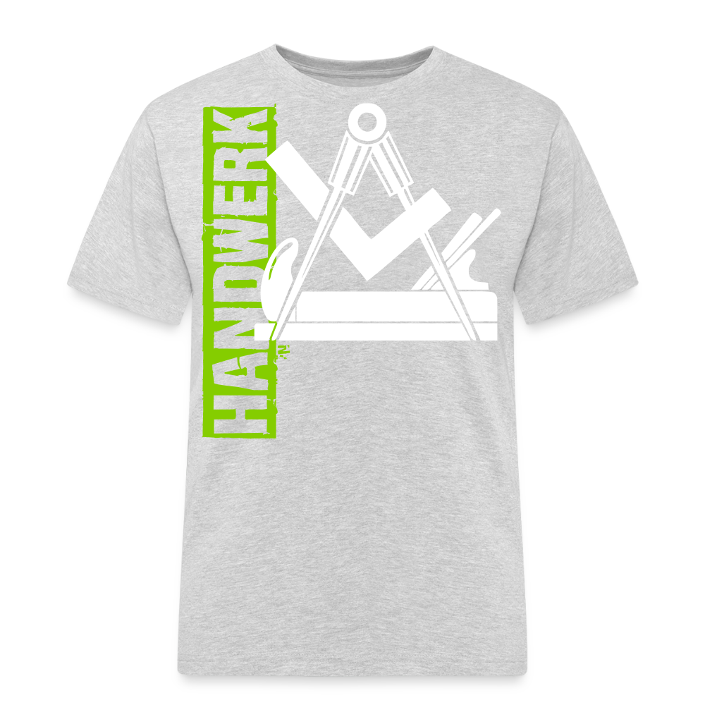 Unisex Workwear T-Shirt "Schreiner/Tischler" - Grau meliert