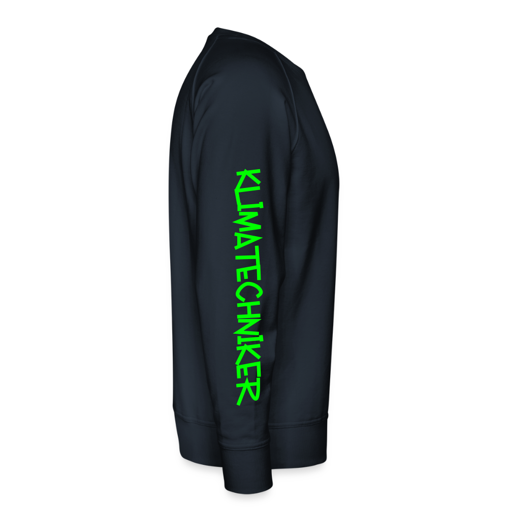 Unisex Premium Pullover "Klimatechniker" neongrün Männer Premium Pullover