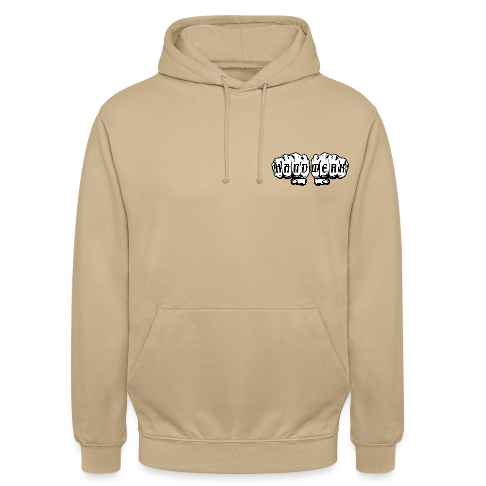Unisex Hoodie "Drechsler" (beidseitig bedruckt) - Beige