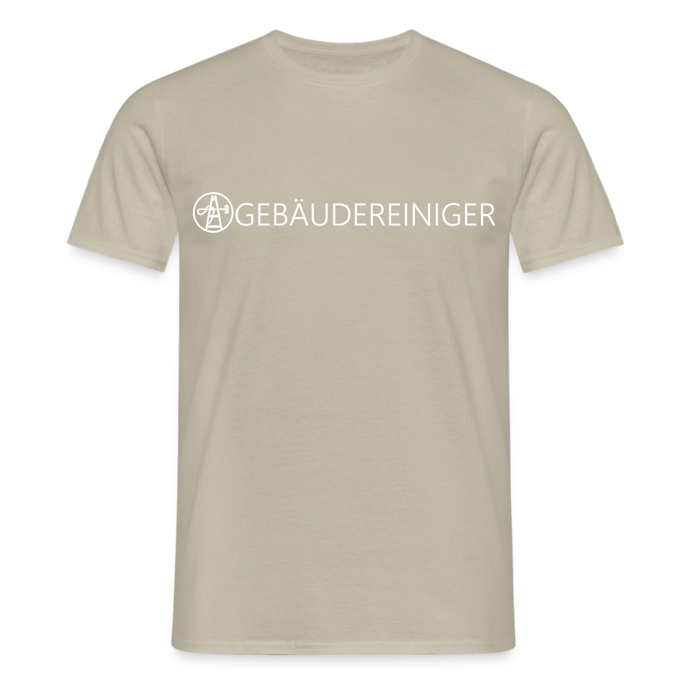 Unisex T-Shirt "Gebäudereiniger" - Sandbeige