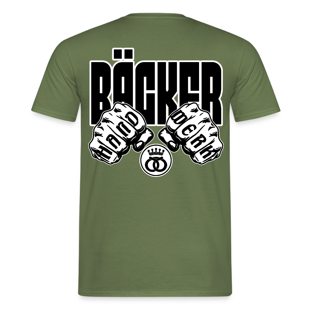 Unisex T-Shirt "Bäcker" - Militärgrün