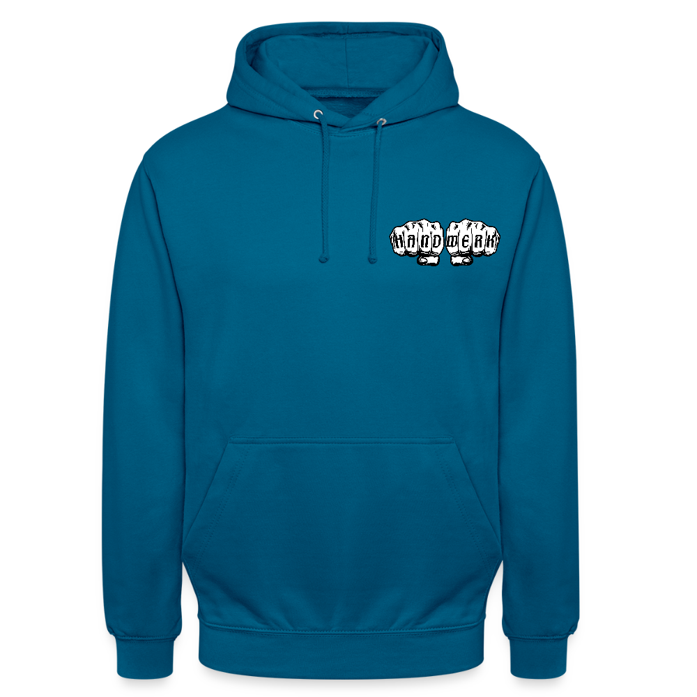Unisex Hoodie "Drechsler" (beidseitig bedruckt) - Tiefseeblau